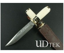 Forging flower bone of animal straight knife (middle size) UD8004